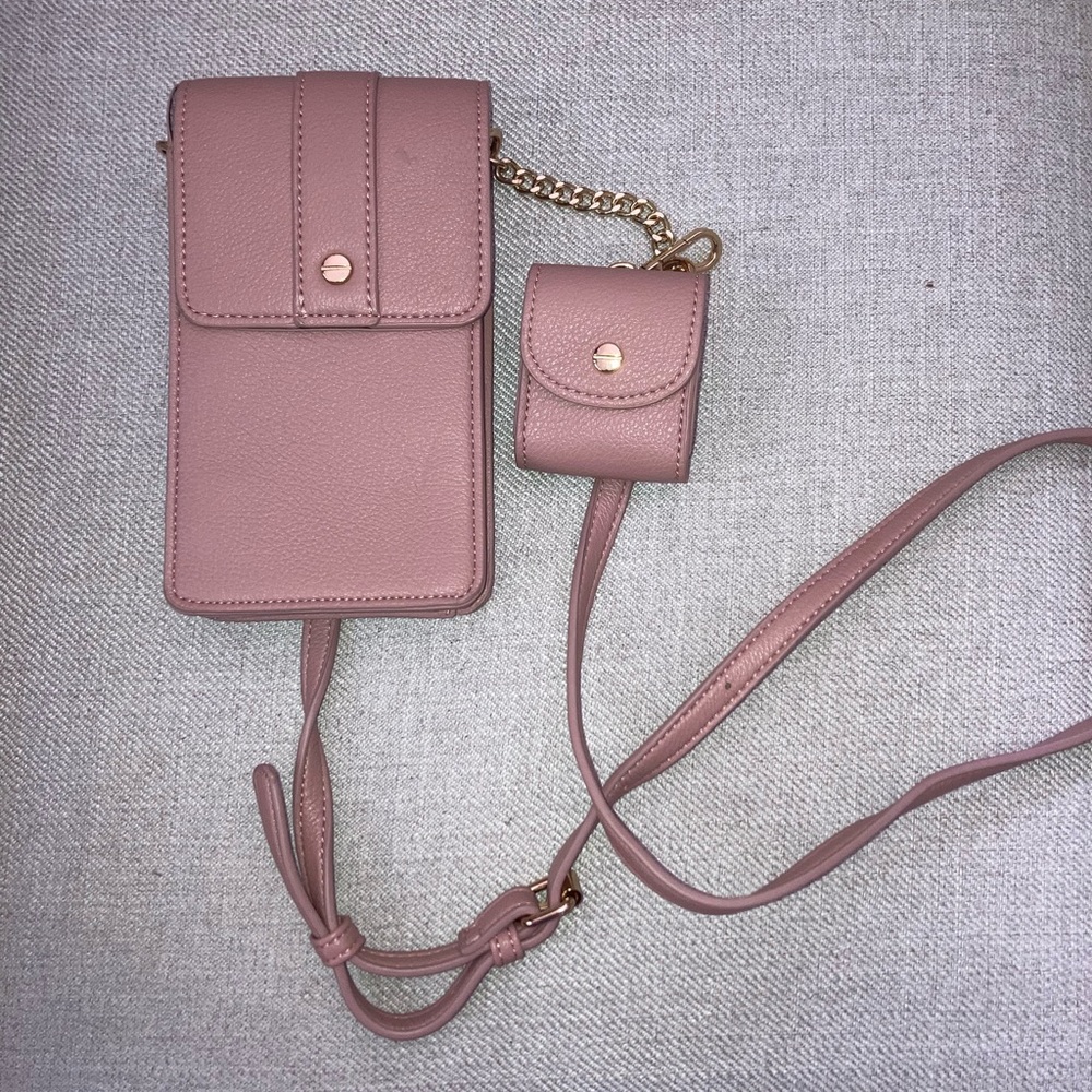 Mali + Lili | 2 Piece Blush Cross Body Bag